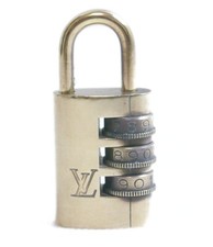Autentico lucchetto LOUIS VUITTON quadrante lucchetto metallizzato #6154