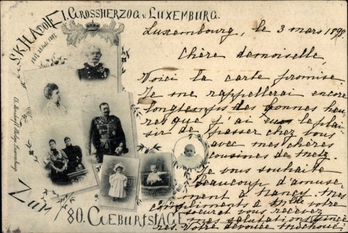 Cartolina adolfo granduca - granduca, di