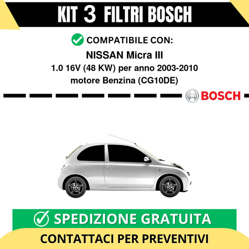 Kit bosch filtri - kit, tagliando
