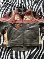 Giubbotto vintage da moto in