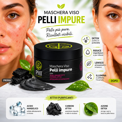 Phi maschera viso pelli impure - phi,