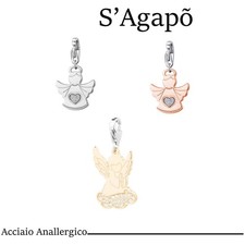 Ciondolo angelo donna acciaio - donna,