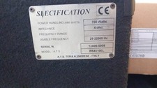 VENDO CASSA PER BASSO MARCA ATS MOD BS4x10EL 700W 4 Ohm MADE IN ITALY