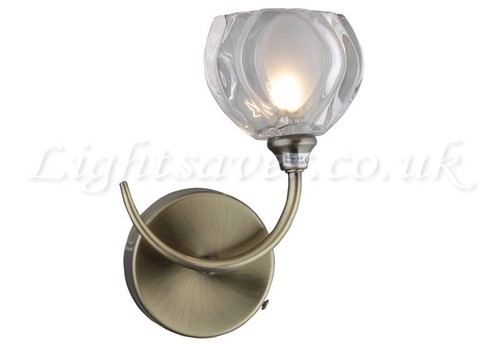 Lampada parete ottone - da,