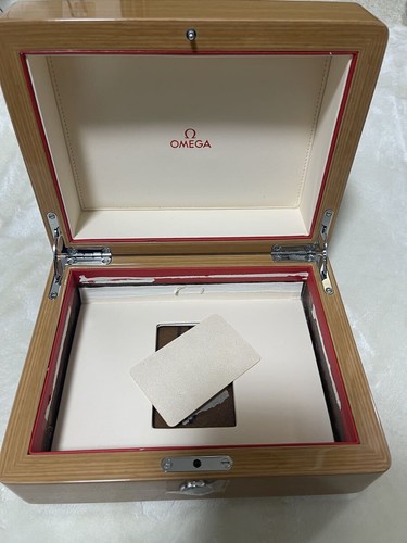 Omega scatola orologio - scatola, legno