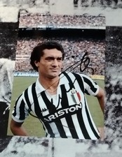 AUTOGRAFO CLAUDIO GENTILE FOTO MAGLIA JUVENTUS ARISTON STELLA ITALIA 82