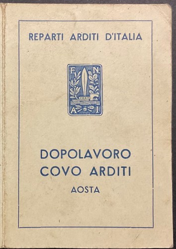 Federazione naz arditi - federazione, naz.