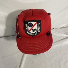 Raro cappello radio d'epoca ABC Wide World Of Sports 