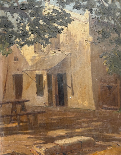 Paesaggio alberi casa - alberi,,