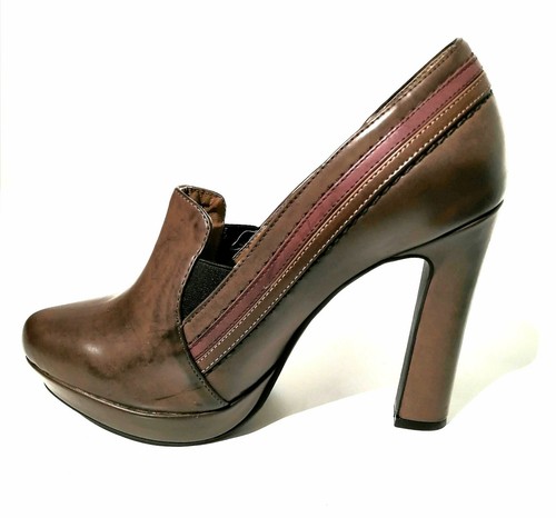 Scarpa donna cafe noir tacco - donna,