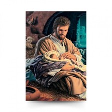 Offerta del cuore a san Giuseppe CARTOLINA/SANTINO CON PREGHIERA - BARTOLO LONGO