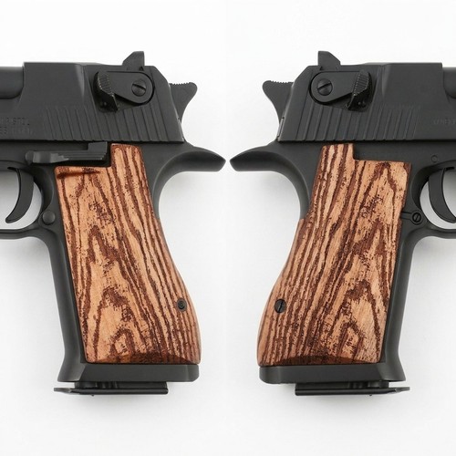 Impugnature desert eagle legno - impugnature,