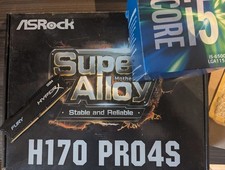 Asrock h170 pro4s  - Intel i5 6500 4 core - Kingston hyperx fury 8gb ram Set/Kit