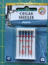 AGHI MACCHINA MACCHINE PER DA CUCIRE ORGAN JEANS 5 PZ