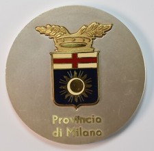 Medaglia provincia di milano idroscalo sport turismo tempo libero