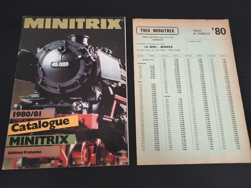1980 minitrix catalogue - -,