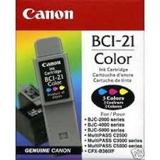 Cartucce originale Canon BCI-21 a colori Ink bjc-2000 bjc-4000 bjc-5000 c20/c30#