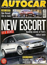 AUTOCAR MAGAZINE 11-MAR-98 -