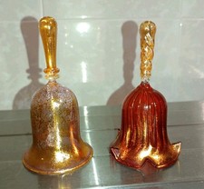 2 Campane Campanelle In Vetro
