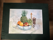 Quadro Guache firmato natura