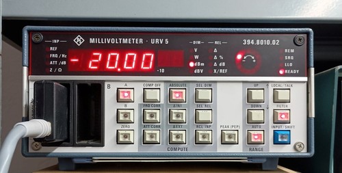 Rohde schwarz urv - &, con