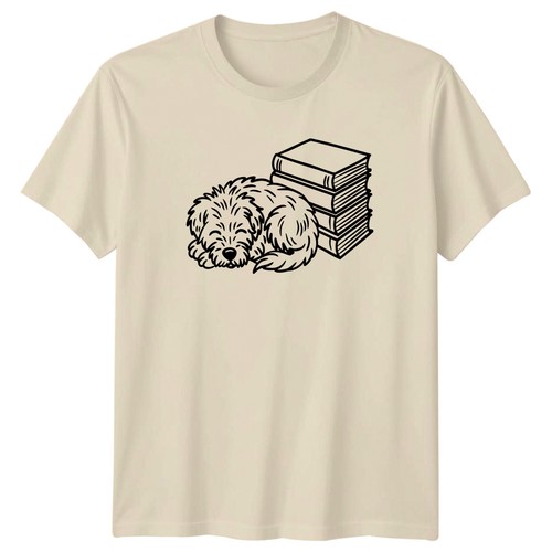 Shirt cane che dorme e - t-shirt,