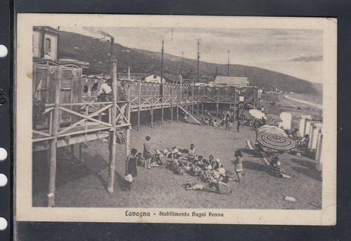 Cartolina lavagna stabilimento - lavagna,