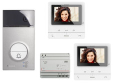kit videocitofono mono / bifamiliare Bticino classe 100 v16b vivavoce 344652