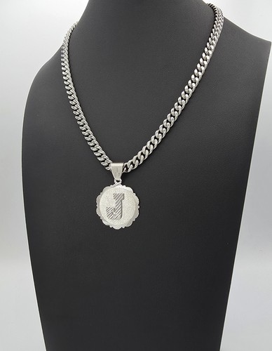 Collana iniziale argento - collana,