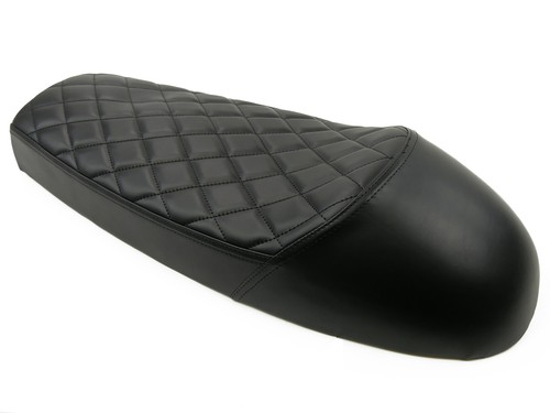 Sedile moto gobba nero retrò - sedile,