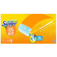 Swiffer magnete antipolvere XXL kit scopa panno antipolvere spolverino - 1 manico + 2 panni