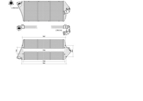 Intercooler renault espace - intercooler, 2.2