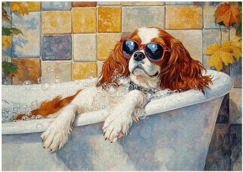 Puzzle cavalier king charles - puzzle,