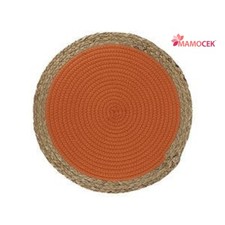 SOTTOPENTOLA Sottopiatto arancio mais naturale 37cm tondo tovaglietta cucina