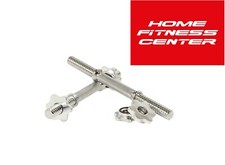 TEKKFIT - COPPIA di manubri a vite per dischi 25-28 mm lunghezza 38 cm