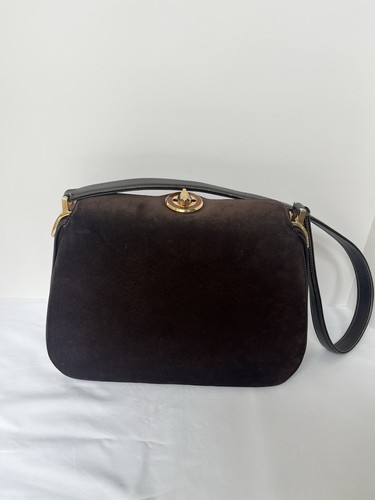 Vintage 1970 brown gucci bag - vintage,