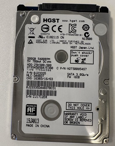 Hard disk hgst - hgst, sata