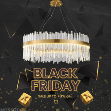 Lampada da soffitto LED oro a sospensione soggiorno moderno cristallo lampadario da soffitto