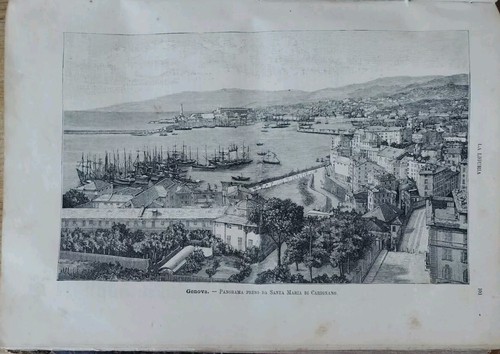 Liguria genova panorama - genova,