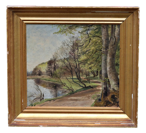Dipinto olio hans - olio,