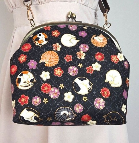Borsa tracolla gatto rotondo - a,