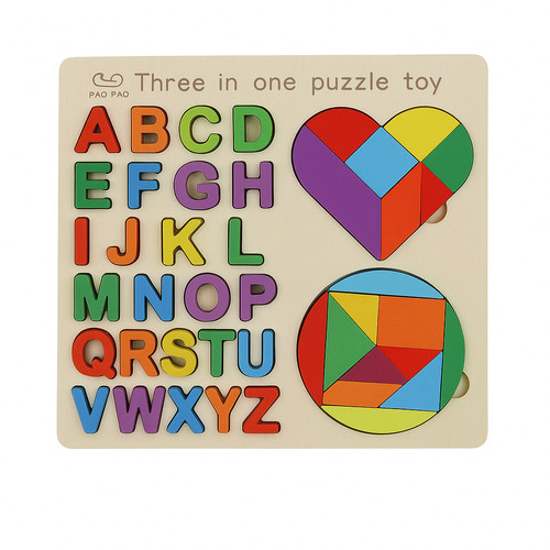 Gioco educativo legno puzzle - gioco,