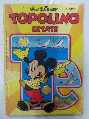 Topolino estate albo fuori - topolino,
