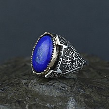 Anello uomo 925 lapislazzuli