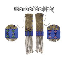 2 Pezzi Nativi Americani Stile