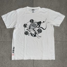 T Shirt UNIQLO UT x Omotenwashi Wagashi size S Japanese Oni Ogre Maglietta White