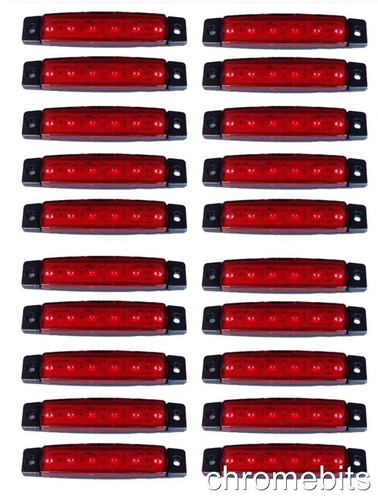 24v smd led - 20, rosso
