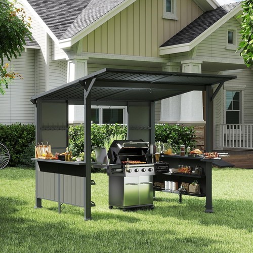 9x10ft hardtop grill gazebo - hardtop,