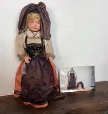 Originale bambola-bottiglia della Petitcollin, Francia, alta cm.41