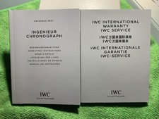 Libretto IWC Ingenieur Chronograph Istruzioni + Garantie Service anno 2016 